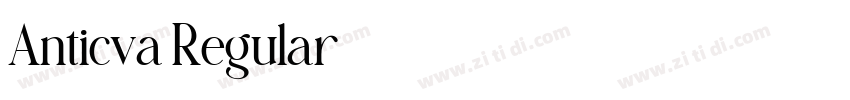 Anticva Regular字体转换 Anticva Regular字体转换